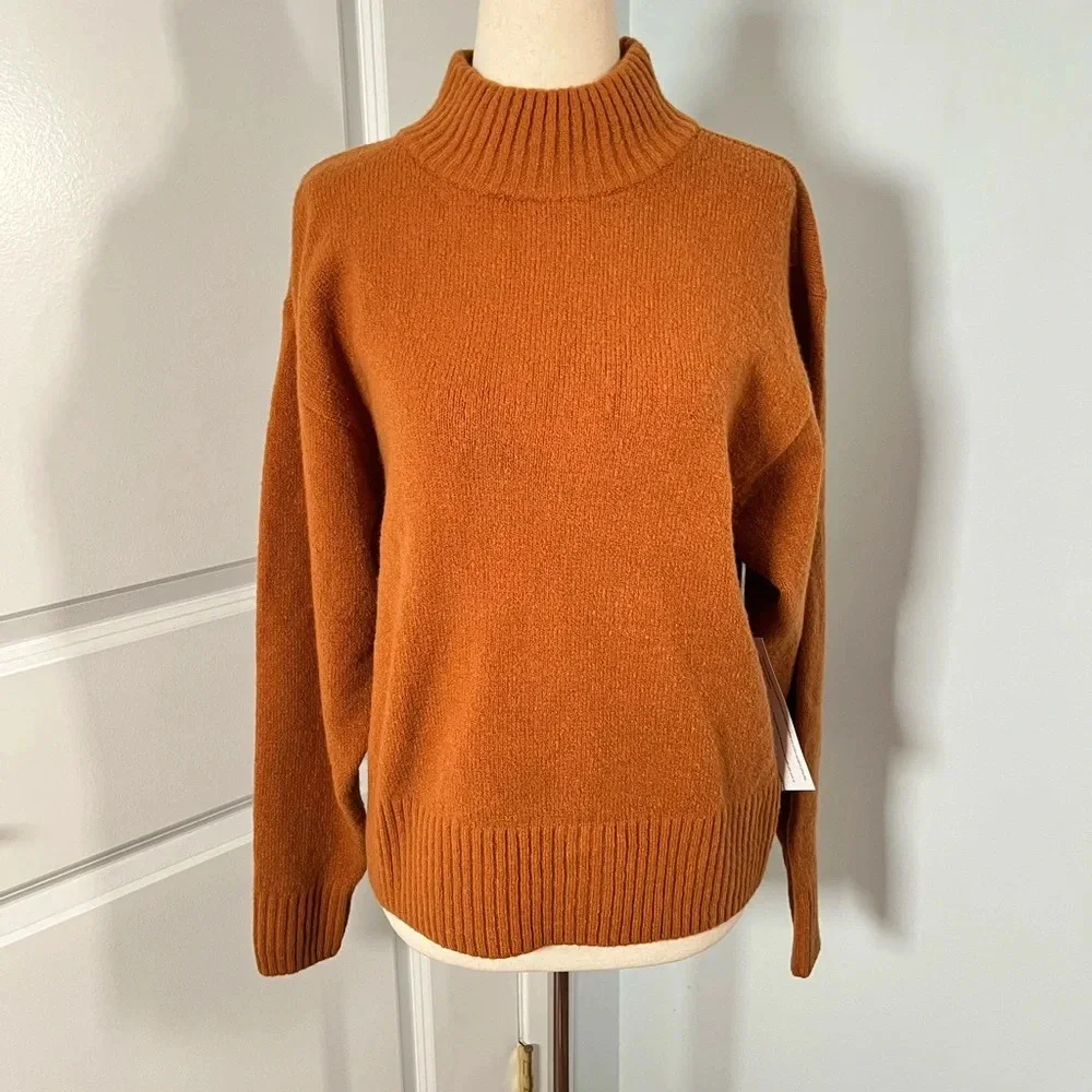 Daily Ritual Women's Cozy Boucle Cropped Crewneck Sweater & Pencil Skirt… - Picture 7 of 13